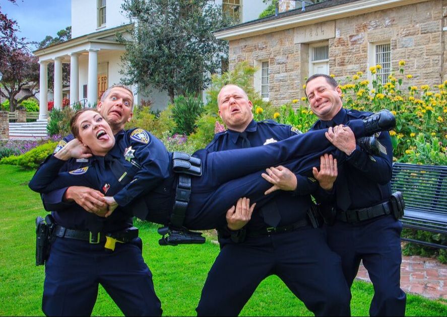 Picture of cops being silly